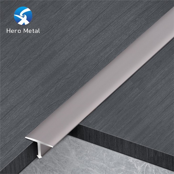 silver color T shape aluminium profile