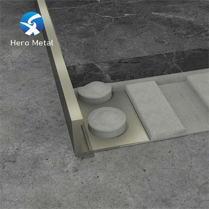 brushed brass tile trim 8mm