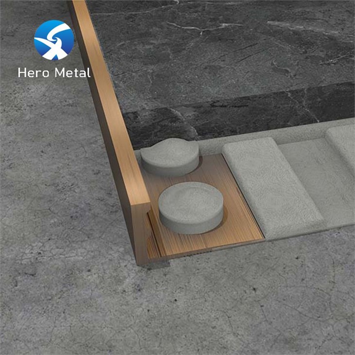 brass tile edging strip