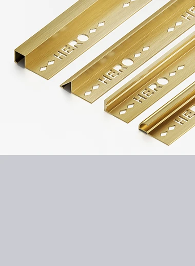 Hero metal - Brass Tile Trim catalogue Hero metal - Brass Tile Trim catalogue