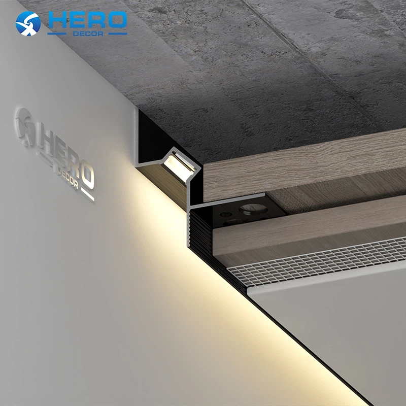 hero metal shadow gap profiles HM-LED-113 hero metal shadow gap profiles HM-LED-113