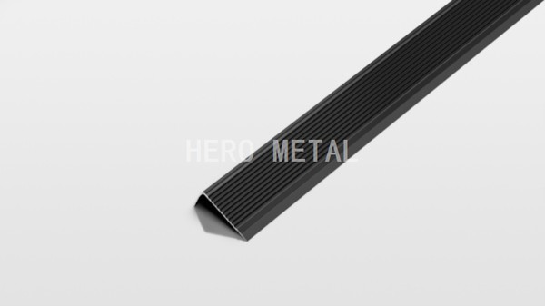 Matte black HM-L-062 L shape STAIR NOSING Matte black HM-L-062 L shape STAIR NOSING
