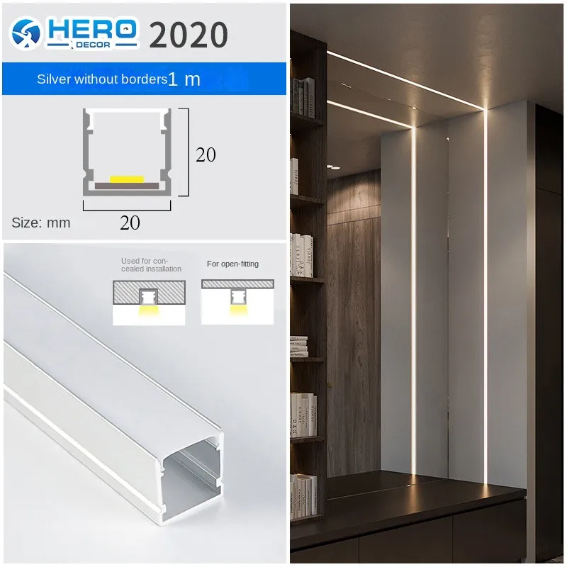Led Light Aluminum Channel In Office Sliver recessedreccess mounting Led Light Aluminum Channel In Office Sliver recessedreccess mounting