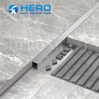 بلاط معدني مربع من الفولاذ المقاوم للصدأ